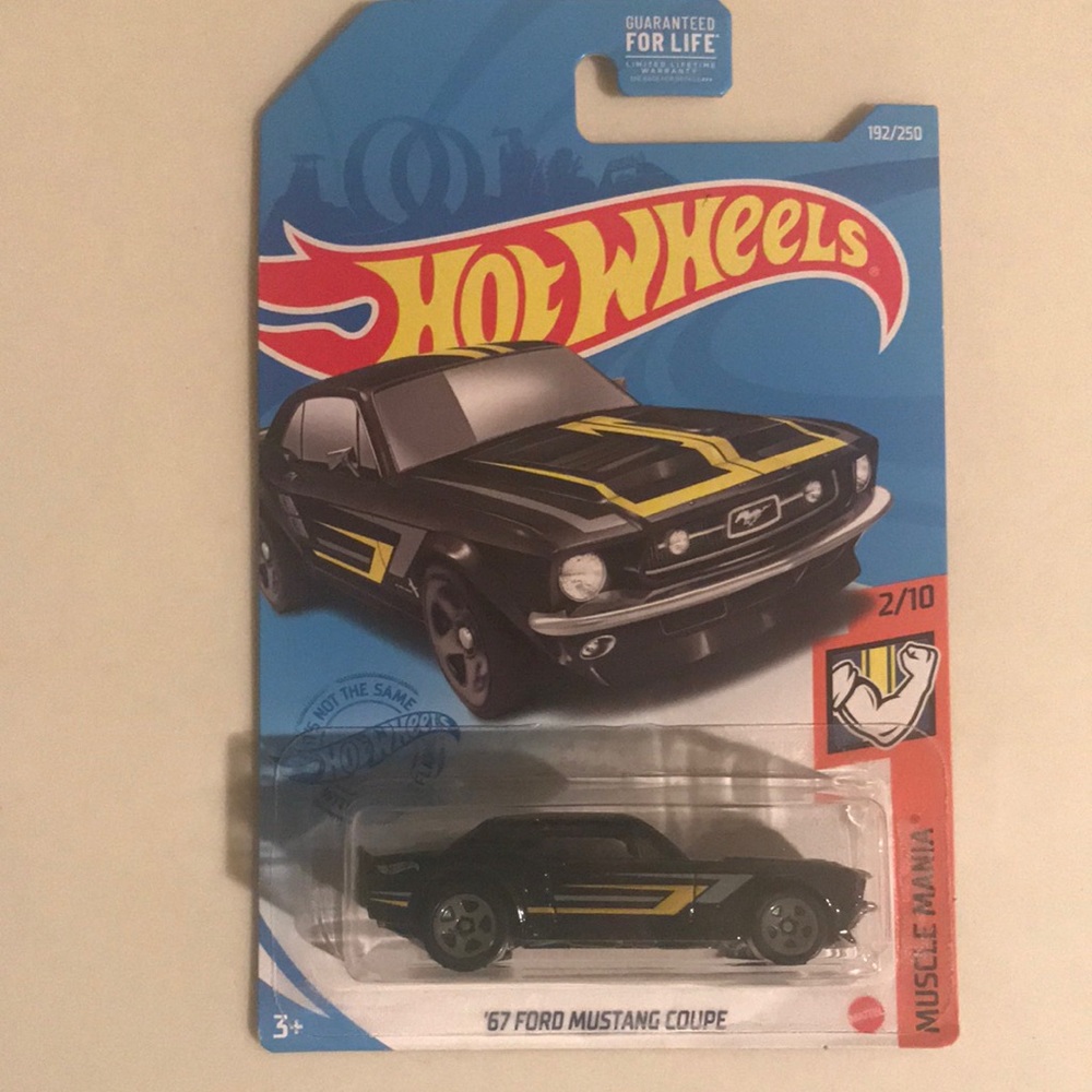 Hot wheels 1967 Ford mustang coupe hard to find